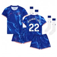 Camiseta Chelsea Kiernan Dewsbury-Hall #22 Primera Equipación Replica 2024-25 para niños mangas cortas (+ Pantalones cortos)